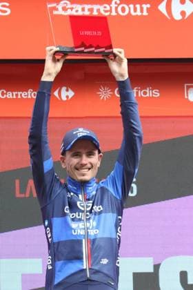La Vuelta 25 - UCI Pro Tour Cycling Race Pierre Teyssot MAXPPP ; La Vuelta 25 - UCI Pro Tour Cycling Race. Ceres, Italy on August 25, 2025. 80th edition of the Spanish Cycling Tour, Stage 3, 134.6 km from San Maurizio Canavese to Ceres, Italy. David Gaudu (FRA) wins the stage. David Gaudu (FRA) Groupama-FDJ Pierre Teyssot Maxppp Ceres Piedmont Italy  Copyright: xMAXPPPxPierrexTeyssotx PT7_1223 PT7_1223