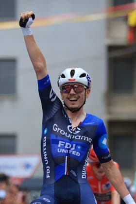 La Vuelta 25 - UCI Pro Tour Cycling Race Pierre TEYSSOT MAXPPP ; La Vuelta 25 - UCI Pro Tour Cycling Race. Ceres, Italy on August 25, 2025. 80th edition of the Spanish Cycling Tour, Stage 3, 134.6 km from San Maurizio Canavese to Ceres, Italy. David Gaudu (FRA) wins the stage. Ceres Piedmont Italy  Copyright: xMAXPPPxPierrexTEYSSOTx TEP66919 TEP66919