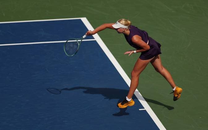 Clara Tauson of Denmark in action 2025 US Open, Day Two, USTA Billie Jean King National Tennis Center, New York, USA - 25 Aug 2025New York USTA Billie Jean King National T New York (NY) United States of America  Copyright: xEllaxLing Shutterstockx 15455424m