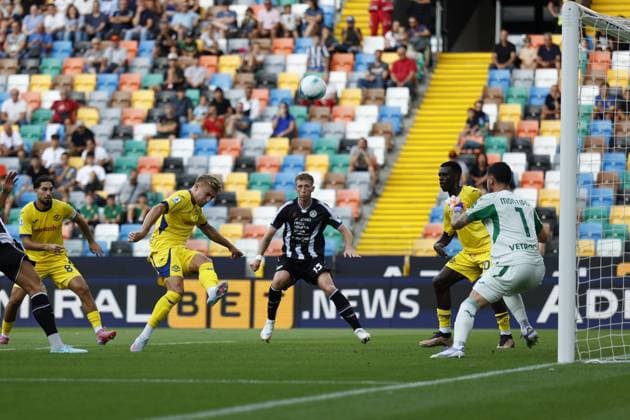 Hellas Verona s MARTIN FRESE during the Italian Serie A Enilive soccer championship football match between Udinese and Hellas Verona at Bluenergy Stadium on August 25th, 2025, Udine, Italy  Copyright: xMattiaxRadoni IPAxSportx xipa-agency.netx xx IPA_63219941 IPA_Agency_IPA63219941