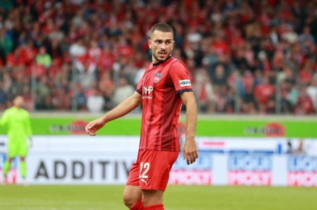 23 08 25 1 FC Heidenheim VfL Wolfsburg Germany, Heidenheim, 23 08 2025, Football, Bundesliga, 1 FC Heidenheim VfL Wolfsburg Arijon Ibrahimovic 1 FC Heidenheim