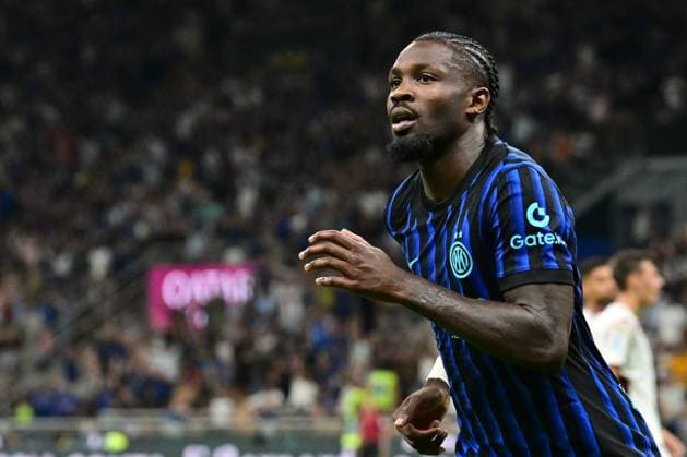 Marcus Thuram celebrate the goal during Inter - FC Internazionale vs Torino FC, Italian soccer Serie A match in Milan, Italy, August 25 2025  Copyright: xTommasoxFimiano IPAxSportx xipa-agency.netx xx IPA_63231045 IPA_Agency_IPA63231045