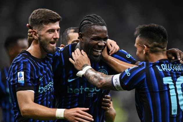 Db Milano 25 08 2025 - campionato di calcio Serie A Inter-Torino foto Daniele Buffa Image nella foto: esultanza gol Marcus Thuram 