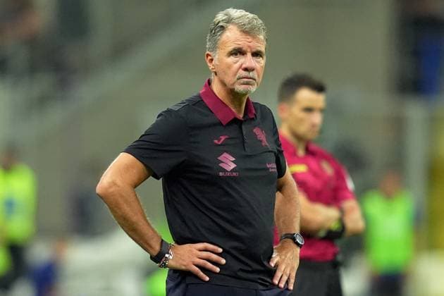 TorinoÕs head coach Marco Baroni during the Serie A soccer match between Inter and Torino at the San Siro Stadium in Milan , north Italy - Monday , August 25 , 2025. - Soccer .  Copyright: xSpada LaPressex