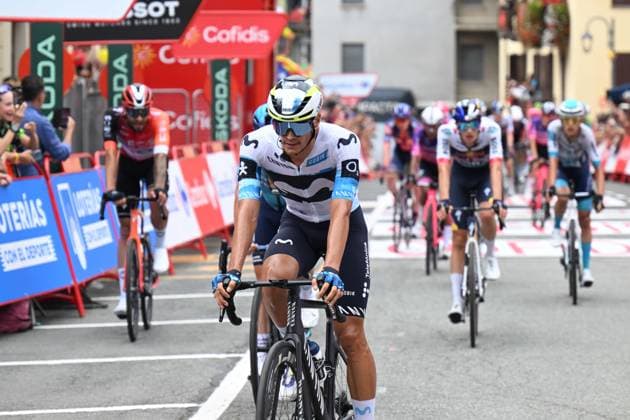 25-08-2025 Vuelta A Espana; Tappa 03 San Maurizio Canavese - Ceres; 2025, Movistar; Romo, Javier; Ceres; 