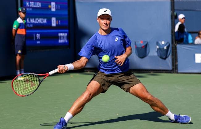 US Open 2025 Kamil Majchrzak during US Open 2025 tennis tournament in New York USA on 25 August 2025. New York USA  Copyright: xFotoxOlimpikx originalFilename:jastrzebowski-usopen20250825_npJOi.jpg