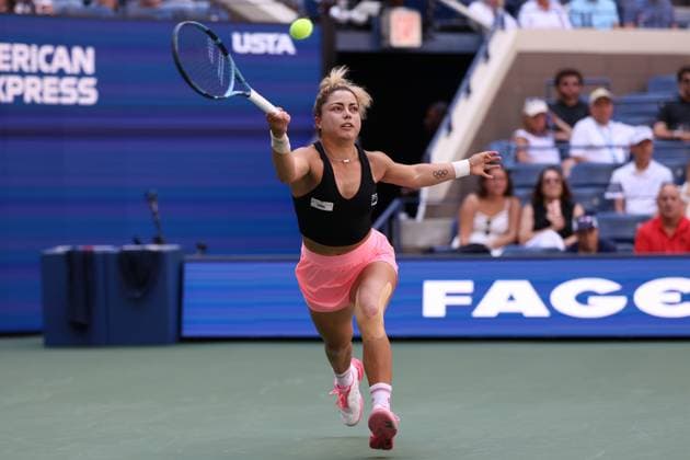 August 25, 2025, New York City, New York, USA: RENATA ZARAZUA of Mexico during the match against M. Keys of USA in the first round of US Open 2025 at the USTA Billie Jean King National Tennis Center. Zarazua won 6:7, 7:6, 7:5. New York City USA - ZUMAc278 20250825_zsp_c278_016 Copyright: xMarcinxCholewinskix
