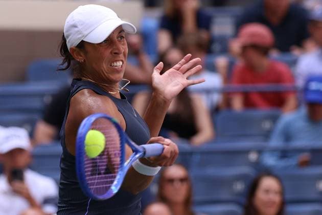 August 25, 2025, New York City, New York, United States: MADISON KEYS of USA during the match against R. Zarazua of Mexico in the first round of US Open 2025 at the USTA Billie Jean King National Tennis Center. Queens, New York City. New York City United States - ZUMAc278 20250825_zsp_c278_010 Copyright: xMarcinxCholewinskix