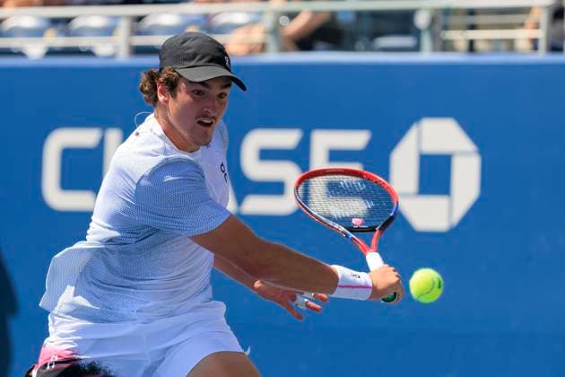 August 25, 2025, Flushing Meadows, New York, USA: Joao Fonseca during a match against Miomir Kecmanovic on Day 2 of the 2025 US Open at USTA Billie Jean King National Tennis Center on Monday August 25, 2025 in the Flushing neighborhood of the Queens borough of New York City. JAVIER ROJAS PI Flushing Meadows USA - ZUMAp124 20250825_zaa_p124_033 Copyright: xJavierxRojasx
