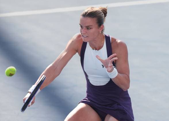 Maria Sakkari GRE , USTA Billie Jean King National Tennis Center, Flushing Meadows, New York, USA Copyright: xJuergenxHasenkopfx