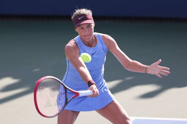 Tennis, US Open, Day 2, Tatjana Maria loses to Maria Sakkari