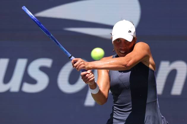 TENIS US OPEN 2025 25082025 N Z MADISON KEYS USA W TRAKCIE MECZU PIERWSZEJ RUNDY TURNIEJU WIELKIEGO SZLEMA US OPEN 2025 MARCIN CHOLEWINSKI NEWSPIX.PL TENNIS US OPEN 2025 25082025 MADISON KEYS OF USA DURING THE MATCH IN THE FIRST ROUND NEWSPIX.PL --- newspix.pl 