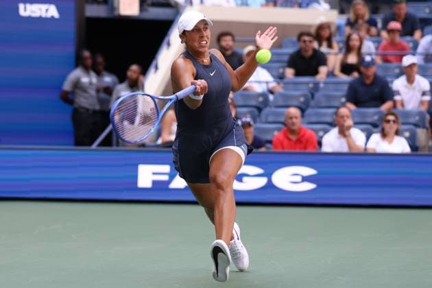 TENIS US OPEN 2025 25082025 N Z MADISON KEYS USA W TRAKCIE MECZU PIERWSZEJ RUNDY TURNIEJU WIELKIEGO SZLEMA US OPEN 2025 MARCIN CHOLEWINSKI NEWSPIX.PL TENNIS US OPEN 2025 25082025 MADISON KEYS OF USA DURING THE MATCH IN THE FIRST ROUND NEWSPIX.PL --- newspix.pl 