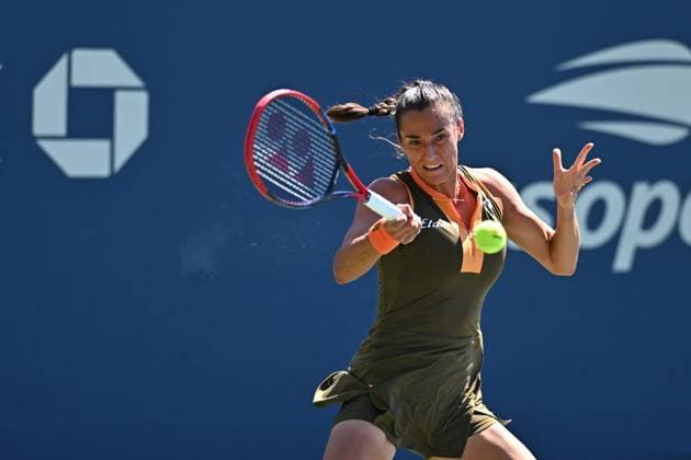 US Open - Caroline Garcia Caroline Garcia (FRA) during her first round match at the 2025 US Open at Billie Jean National Tennis Center in New York City, NY, USA, on August 25, 2025. Photo by Corinne Dubreuil ABACAPRESS.COM New York City United States  Copyright: xDubreuilxCorinne ABACAx