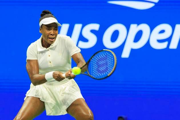 August 25, 2025, Flushing Meadows, New York, USA: Venus Williams during her match against Karolina Muchova on Day 2 of the 2025 US Open at USTA Billie Jean King National Tennis Center on Monday August 25, 2025 in the Flushing neighborhood of the Queens borough of New York City. JAVIER ROJAS PI Flushing Meadows USA - ZUMAp124 20250825_zaa_p124_092 Copyright: xJavierxRojasx