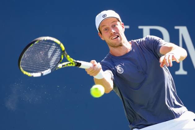 2025-08-26 2025 US Open NEW YORK, UNITED STATES - AUGUST 26: Botic van de Zandschulp of the Netherlands during Day 2 of the 2025 US Open at USTA Billie Jean King National Tennis Center on August 26, 2025 in New York, United States. (Photo by Erik van Leeuwen BSR Agency) New York United States Content not available for redistribution in The Netherlands directly or indirectly through any third parties. Copyright: xBSRxAgencyx