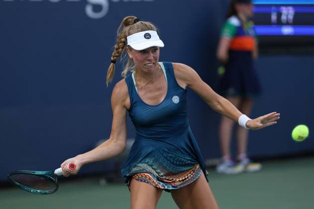 TENIS US OPEN 2025 25082025 N Z MAGDALENA FRECH W TRAKCIE MECZU PIERWSZEJ RUNDY TURNIEJU WIELKIEGO SZLEMA US OPEN 2025 MARCIN CHOLEWINSKI NEWSPIX.PL TENNIS US OPEN 2025 25082025 MAGDALENA FRECH DURING THE MATCH IN THE FIRST ROUND NEWSPIX.PL --- newspix.pl POLAND OUT! 
