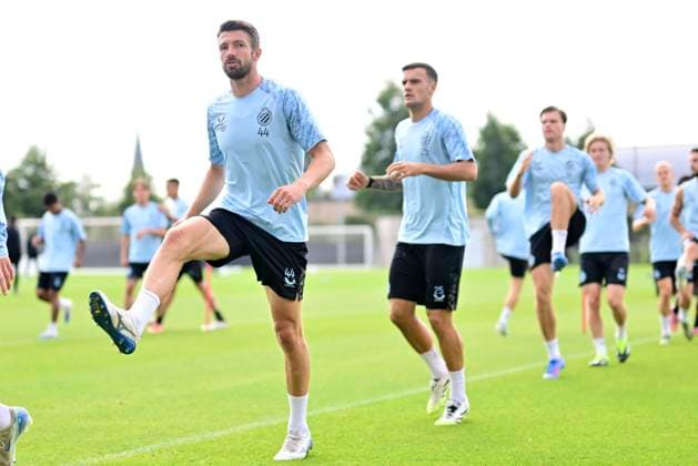 Club Brugge v Rangers FC - UEFA Champions League Media Activities 26 08 2025 BRUGGE, BELGIUM - AUGUST 26 : Mechele Brandon defender of Club Brugge pictured during a training session ahead of the UEFA Champions League 2025 26 play-off round second leg between Club Brugge and Rangers FC on August 26, 2025 in Brugge, Belgium, 26 08 2025 Brugge Belgium  Copyright: xPeterxDexVoechtx