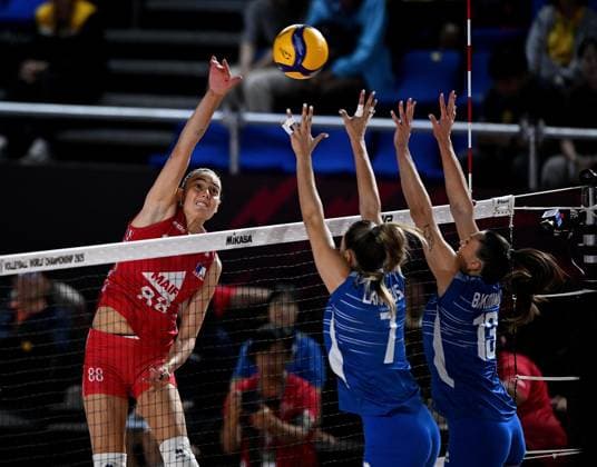 Volleyball, Women, World Championship, France - Greece