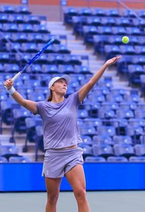 August 26, 2025, Flushing Meadows, New York, USA: Iga Swiatek during her practice at the 2025 US Open at USTA Billie Jean King National Tennis Center on Tuesday August 26, 2025 in the Flushing neighborhood of the Queens borough of New York City. JAVIER ROJAS PI Flushing Meadows USA - ZUMAp124 20250826_zaa_p124_003 Copyright: xJavierxRojasx