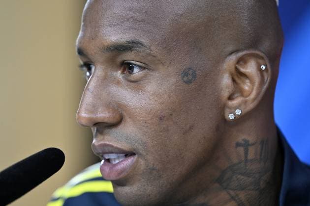 Ahead of Benfica v Fenerbahce - UEFA Champions League LISBON, PORTUGAL - AUGUST 26: Player Anderson Talisca of Fenerbahce answers the questions of journalists after the training session at the club s facility ahead of the UEFA Champions League play-off second leg match against Fenerbahce in Lisbon, Portugal, on August 26, 2025. Burak Akbulut Anadolu Lisbon Portugal. Editorial use only. Please get in touch for any other usage.  Copyright: x2025xAnadoluxBurakxAkbulutx