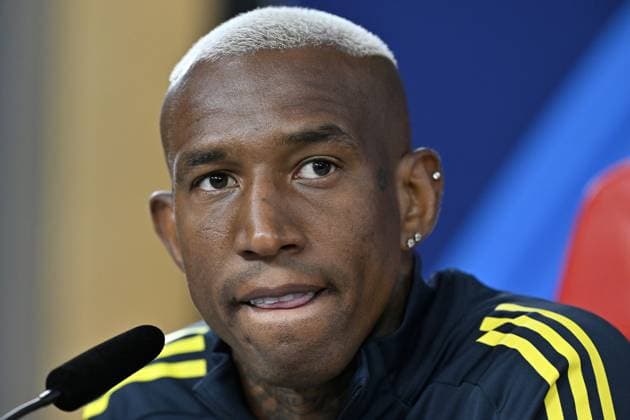 Ahead of Benfica v Fenerbahce - UEFA Champions League LISBON, PORTUGAL - AUGUST 26: Player Anderson Talisca of Fenerbahce answers the questions of journalists after the training session at the club s facility ahead of the UEFA Champions League play-off second leg match against Fenerbahce in Lisbon, Portugal, on August 26, 2025. Burak Akbulut Anadolu Lisbon Portugal. Editorial use only. Please get in touch for any other usage.  Copyright: x2025xAnadoluxBurakxAkbulutx