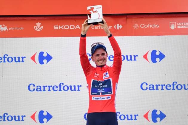 Vuelta 2025 - Stage 4 Susa And Voiron David Gaudu of the Groupama FDJ team participates in stage 4 between Susa and Voiron of the La Vuelta cycling race in Voiron, France, on August 26, 2025. Voiron Isere France  Copyright: xRomainxDoucelinx originalFilename:doucelin-vuelta20250826_np5ao.jpg