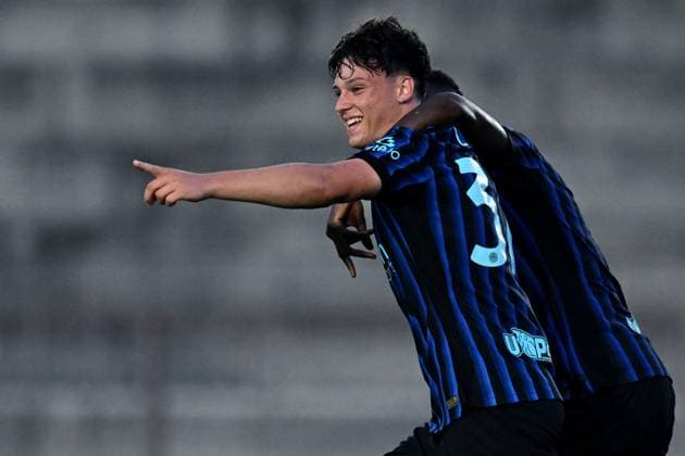 Db Milano 26 08 2025 - Supercoppa Primavera Inter-Cagliari foto Daniele Buffa Image nella foto: esultanza gol Matteo Lavelli 