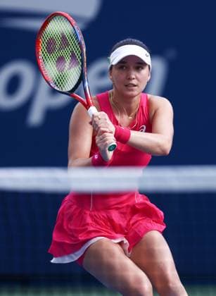 2025 US Open Tennis Championships, Day Three, Billy Jean-King Tennis Centre, Flushing Meadows, New York, USA, 26 08 2025 Eva Lys (GER) in action during her first round match against Francesca Jones (GBR) in the 2025 US Open at Flushing Meadows New York Billy Jean King Tennis Centre, Flushing Meadows New York USA Copyright: xMarkxGreenwoodx