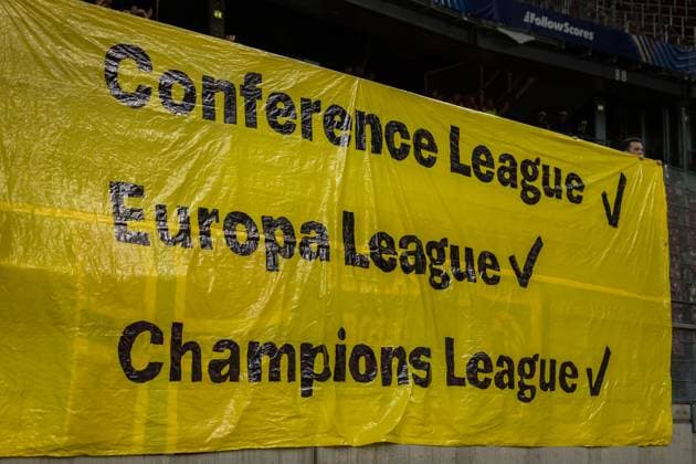 SOCCER - UEFA CL, Sturm vs Bodo KLAGENFURT,AUSTRIA,26.AUG.25 - SOCCER - UEFA Champions League, play off, SK Sturm Graz vs FK Bodo Glimt. Image shows lettering form FK Bodo Glimt.  GEPAxpictures xMatthiasxTrinkl