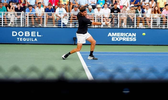 Stefanos Tsitsipas in first round action 2025 US Open, Day Three, USTA Billie Jean King National Tennis Center, New York, USA - 26 Aug 2025New York USTA Billie Jean King National T New York (NY) United States of America  Copyright: xJavierxGarcia Shutterstockx 15451865cz