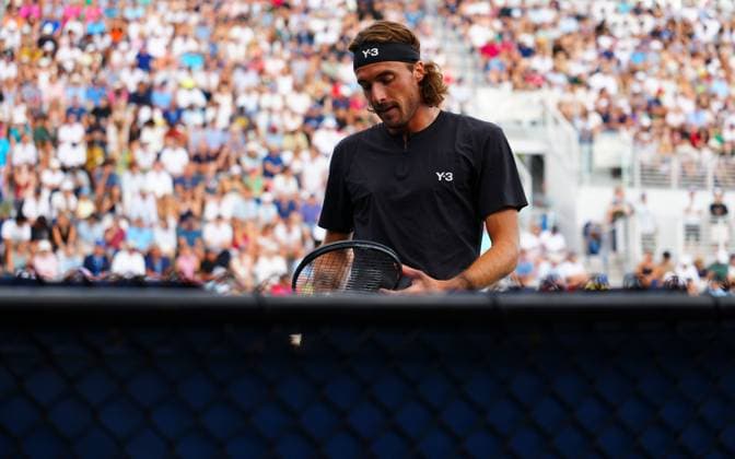 Stefanos Tsitsipas in first round action 2025 US Open, Day Three, USTA Billie Jean King National Tennis Center, New York, USA - 26 Aug 2025New York USTA Billie Jean King National T New York (NY) United States of America  Copyright: xJavierxGarcia Shutterstockx 15451865da