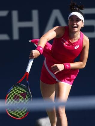 2025 US Open Tennis Championships, Day Three, Billy Jean-King Tennis Centre, Flushing Meadows, New York, USA, 26 08 2025 Eva Lys (GER) in action during her first round match against Francesca Jones (GBR) in the 2025 US Open at Flushing Meadows New York Billy Jean King Tennis Centre, Flushing Meadows New York USA Copyright: xMarkxGreenwoodx