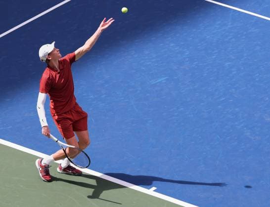 Jannik Sinner ITA , USTA Billie Jean King National Tennis Center, Flushing Meadows, New York, USA Copyright: xJuergenxHasenkopfx
