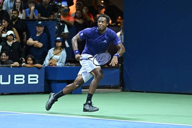 US Open - Gael Monfils Gael Monfils (FRA) during his first round match at the 2025 US Open at Billie Jean National Tennis Center in New York City, NY, USA, on August 26, 2025. Photo by Corinne Dubreuil ABACAPRESS.COM New York city United States  Copyright: xDubreuilxCorinne ABACAx