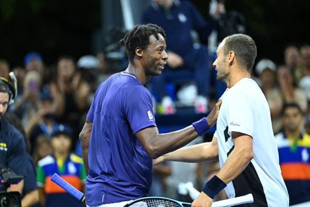 US Open - Gael Monfils Gael Monfils (FRA) during his first round match at the 2025 US Open at Billie Jean National Tennis Center in New York City, NY, USA, on August 26, 2025. Photo by Corinne Dubreuil ABACAPRESS.COM New York city United States  Copyright: xDubreuilxCorinne ABACAx