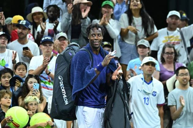 US Open - Gael Monfils Gael Monfils (FRA) during his first round match at the 2025 US Open at Billie Jean National Tennis Center in New York City, NY, USA, on August 26, 2025. Photo by Corinne Dubreuil ABACAPRESS.COM New York city United States  Copyright: xDubreuilxCorinne ABACAx