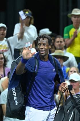 US Open - Gael Monfils Gael Monfils (FRA) during his first round match at the 2025 US Open at Billie Jean National Tennis Center in New York City, NY, USA, on August 26, 2025. Photo by Corinne Dubreuil ABACAPRESS.COM New York city United States  Copyright: xDubreuilxCorinne ABACAx