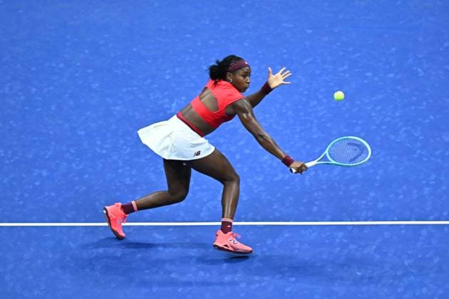 US Open - First Round Coco Gauff (USA) during his first round match at the 2025 US Open at Billie Jean National Tennis Center in New York City, NY, USA, on August 26, 2025. Photo by Corinne Dubreuil ABACAPRESS.COM New York city United States  Copyright: xDubreuilxCorinne ABACAx