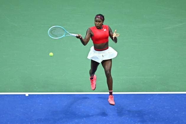 US Open - First Round Coco Gauff (USA) during his first round match at the 2025 US Open at Billie Jean National Tennis Center in New York City, NY, USA, on August 26, 2025. Photo by Corinne Dubreuil ABACAPRESS.COM New York city United States  Copyright: xDubreuilxCorinne ABACAx
