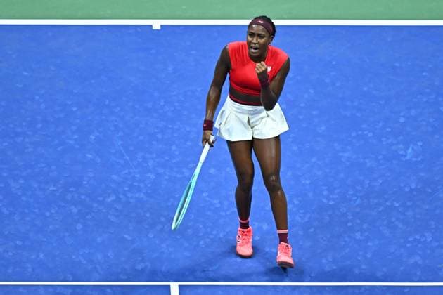 US Open - First Round Coco Gauff (USA) during his first round match at the 2025 US Open at Billie Jean National Tennis Center in New York City, NY, USA, on August 26, 2025. Photo by Corinne Dubreuil ABACAPRESS.COM New York city United States  Copyright: xDubreuilxCorinne ABACAx