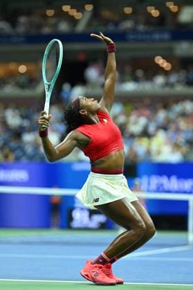 US Open - First Round Coco Gauff (USA) during his first round match at the 2025 US Open at Billie Jean National Tennis Center in New York City, NY, USA, on August 26, 2025. Photo by Corinne Dubreuil ABACAPRESS.COM New York city United States  Copyright: xDubreuilxCorinne ABACAx