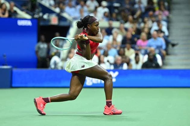 US Open - First Round Coco Gauff (USA) during his first round match at the 2025 US Open at Billie Jean National Tennis Center in New York City, NY, USA, on August 26, 2025. Photo by Corinne Dubreuil ABACAPRESS.COM New York city United States  Copyright: xDubreuilxCorinne ABACAx
