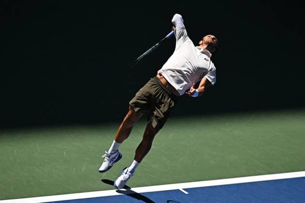 US Open - First Round Lorenzo Musetti (ITA) during his first round match at the 2025 US Open at Billie Jean National Tennis Center in New York City, NY, USA, on August 26, 2025. Photo by Corinne Dubreuil ABACAPRESS.COM New York city United States  Copyright: xDubreuilxCorinne ABACAx