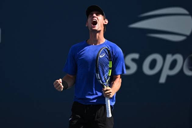 US Open - First Round Valentin Royer (FRA) during his first round match at the 2025 US Open at Billie Jean National Tennis Center in New York City, NY, USA, on August 26, 2025. Photo by Corinne Dubreuil ABACAPRESS.COM New York city United States  Copyright: xDubreuilxCorinne ABACAx