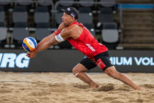 Beach Pro Tour Elite 16 Hamburg, 27 08 2025 Alexander Horst AUT Beach Pro Tour Elite 16 Hamburg on 27 08 2025 Copyright: xBEAUTIFULxSPORTS PeterxWeberx