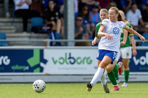 UEFA Women s Champions League Second Qualifying Round Semi-Final, Sportpark Schreurserve, Enschede, The Netherlands 27 8 2025 Athlone Town vs Breidablik Athlone Town™s Alexis Strickland Alexis Strickland 27 8 2025  Copyright: x INPHO FrankxUijlenbroekx FU1_5687 20250827