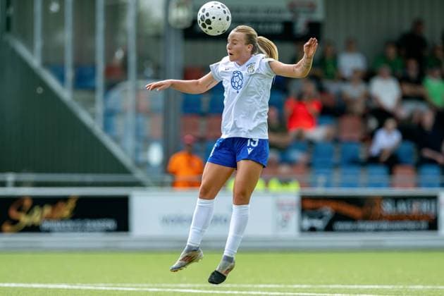 UEFA Women s Champions League Second Qualifying Round Semi-Final, Sportpark Schreurserve, Enschede, The Netherlands 27 8 2025 Athlone Town vs Breidablik Alexis Strickland of Athlone Town AFC Alexis Strickland 27 8 2025  Copyright: x INPHO FrankxUijlenbroekx FU1_6122 20250827
