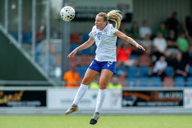 UEFA Women s Champions League Second Qualifying Round Semi-Final, Sportpark Schreurserve, Enschede, The Netherlands 27 8 2025 Athlone Town vs Breidablik Alexis Strickland of Athlone Town AFC Alexis Strickland 27 8 2025  Copyright: x INPHO FrankxUijlenbroekx FU1_6123 20250827