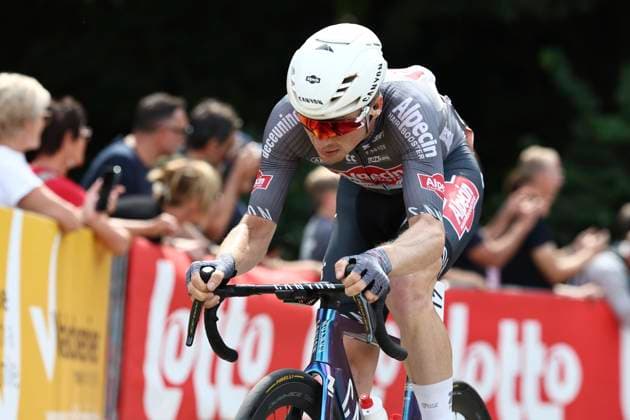 Muur Classic Geraadsbergen 2025 Cycling Race GERAARDSBERGEN, BELGIUM - AUGUST 27 : Van Tricht Stan (BEL) of Alpecin - Deceuninck during the 3th edition of Muur Classic Geraardsbergen an UCI Europe Tour 1.1 one day cycling road race for Men Elite of 177.8 km with start in Geraardsbergen and finish in Geraardsbergen on August 27, 2025 in Geraardsbergen, Belgium, 27 08 2025 - GERAARDSBERGEN Belgium  Copyright: xTvwx